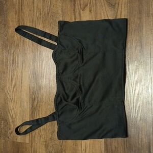 Danielle Bernstein Black Zippered Bustier Top ZZZ